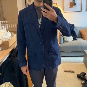 Navy blue casual jacket, never worn